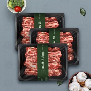 [웰던푸드] 미국산 초이스 블랙앵거스 LA갈비 1kg x 3팩