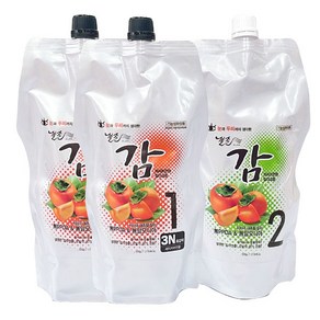 젤존 감 트리트먼트 칼라크림 염색약 1제500g+2제500g/새치커버 염모제, 젤존 감-3N 어두운 갈색, 1개