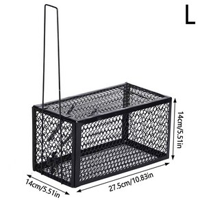 설치류 쥐 트랩 케이지 동물 제어 자동 잠금 재사용 가능한