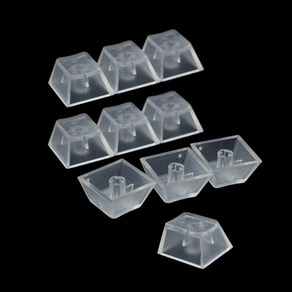 Cystal KeyCaps ABS 백라이트 키카보를위한 투명 레이어 용 Keycaps, 검은색, 1개