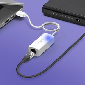 모락 프로토 USB C타입 100Mbps 이더넷 유선 랜카드 허브