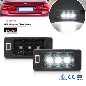 Canbus LED 번호판 조명 교체 주차 태그 램프 BMW F90 M5 - 5 시리즈 E39 세단 E60 S61 F10 F11 G30 G31