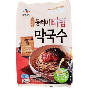 CJ제일제당 시원한 동치미 비빔 막국수, 484.4g, 1개