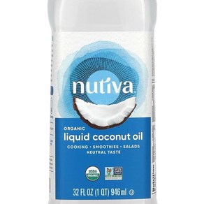 Nutiva 액상 코코넛오일 946ml(32fl oz), 1개, 946ml