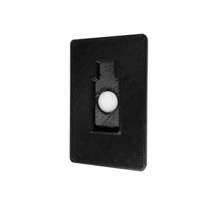 YubiKey용 JILINWEI 신용 카드 크기 케이스 Yubikey 5/5C NFC 보호용 검정색 카드 홀더