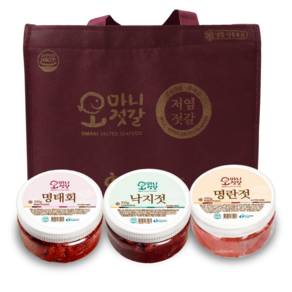 [맘스킹]속초오마니젓갈 오마니 젓갈세트 1호, 1개, 350g