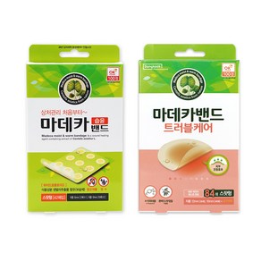 마데카습윤밴드 스팟형 42매 + 트러블케어 스팟형 84매, 1세트, 2개입