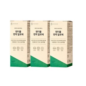 안국약품 원더풀 면역알로에젤리 1BOX, 3개, 280g