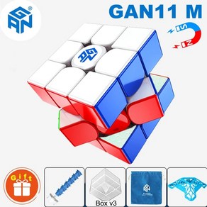 GAN 11 M / GAN11M 프로 마그네틱 매직 큐브 GAN11 Ai 없음 3x3 전문 속도 퍼즐 3x3x3 피젯 어린이 장난감, [02] 11 M, 1개