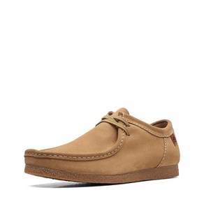 Clarks 남성용 샤크레 Ii 런 모카신 다크 샌드 스웨이드 8.5 US