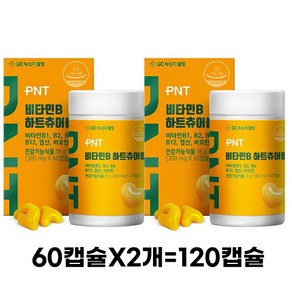 GC녹십자웰빙 PNT 비타민B 하트츄어블, 1개, 36g