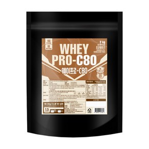 SP스포츠 웨이프로 C80 초코쉐이크맛 2kg