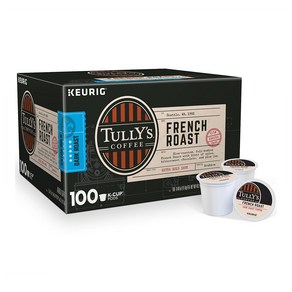 툴리 프렌치 로스트 큐리그 캡슐 커피 100개입 Tully's Coffee Fench Roast K-Cup Pods (100 ct.), 1개