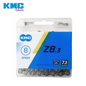 KMC 8단 체인 Z8 자전거체인+링크 16단 24단체인 시마노 SRAM 모든 구동계 호환, 1개