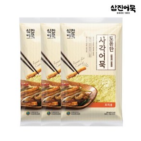 삼진어묵 [삼진어묵] 도톰한 사각어묵 390g x 3개, 1