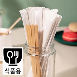 14cm 커피스틱(100개)우드스틱 칵테일 티스푼 아이스크림 하드바, 14cm스틱