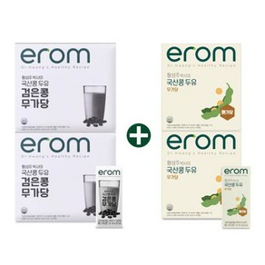 황성주 검은콩무가당두유 40팩 + 무가당두유 32팩(총 72팩), 190ml