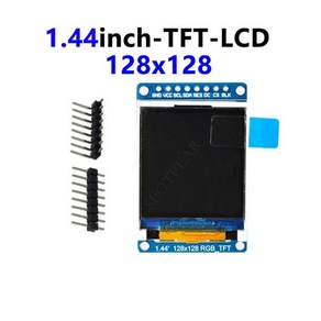 라운드 LCD 디스플레이 화면 라즈베리 파이 ESP32 피코 STM32 용 0.96 인치 .3 인치 .44 인치 .8 인치, 09 .44LCD28x28, 1개