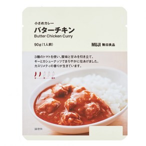 MUJI 무인양품 버터 치킨 카레 (미니) 90g, 1개