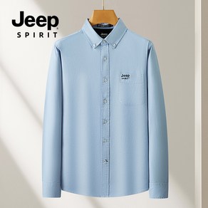 JEEP SPIRIT 지프 스피릿 남성용 사계절 피셔 포켓 긴팔 빅사이즈 캐주얼 셔츠JP-18086+양말