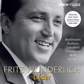 FRITZ WUNDERLICH - LIEDER 분덜리히가 부르는 독일 가곡: 베토벤 브람스 슈베르트 외 독일수입반