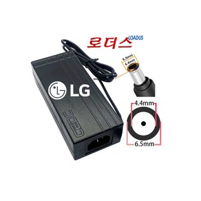 LG LED모니터32MB25VQ-BC.AKROAV 29MT45D/29MT45T/29UB65/29UM65 32MB25VQ전용 19V 2.53A 국산로더스어댑터(접지), 어댑터 + 3구 각파워코드 1.0M, 1개