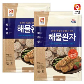 [팔도맛쟁이] 사조오양 해물완자 1kg x 2개