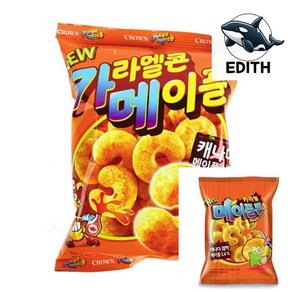 카라멜콘 메이플 어린이집생일답례품 과자세트 단체간식 초등학생간식 학생간식 체육대회간식 간식박스 간식꾸러미 학원간식, 74g, 1개