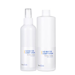 베리코드 물없이 씻는 노워터 바디워시 본품 200ml+ 바디워시 리필 500ml 세트, 700ml, 1개