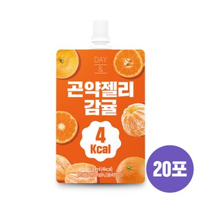 로웰팜 곤약젤리 감귤, 130ml, 20개