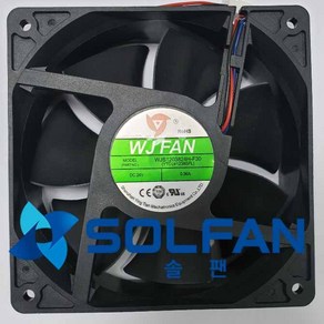 솔팬 WJS1203824H-F30 DC24V FAN DC팬 120mm 사이즈 / WJ팬 / 120MM X 38MM 사이즈 / 3000RPM / MADE IN CHINA