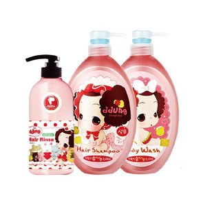 (한정)뚱 베이비 헤어 샴푸750ml+린스500ml+바디워시750ml