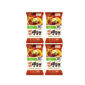풀무원 생쫄면 460g 4팩, 4개