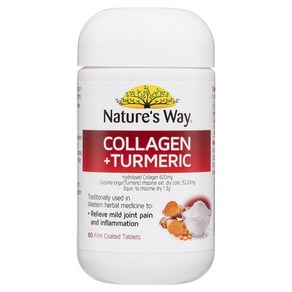 네이쳐스 웨이 콜라겐 플러스 강황 Natues Way Collagen Plus Tumeic, 60정, 1개