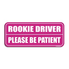 긱베어 루키드라이버 차량용 자석 마그넷 ROOKIE DRIVER 뉴드라이버 초보운전 NEW DRIVER