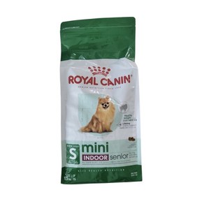 로얄캐닌 미니 인도어 노령견사료 Royal Canin Mini Indoo Senio Dog Food 건식사료 8세이상 강아지 개 사료 시니어, 1.5kg, 1개, 닭+오리