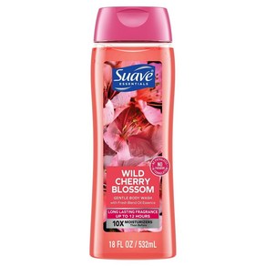 수아브 에센셜 젠틀 바디워시 와일드 체리 블라썸. Suave Essentials Gentle Body Wash Wild Chey Blossom.