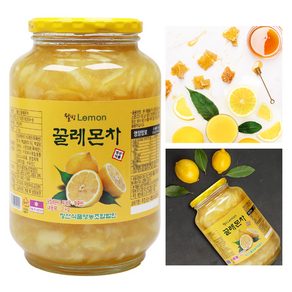 자연톡 고흥 웰빙 꿀 레몬 차 청 즙, 1세트, 2kg, 1개입