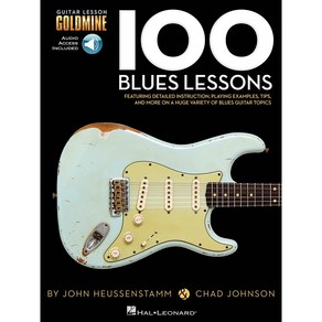 100 Blues Lessons (Guitar) 블루스 기타 교재 (온라인 음원 포함) Hal Leonard 할 레오나드