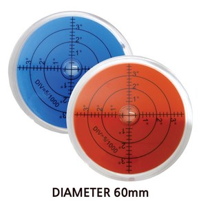 그린경사기 퍼팅라인을 보여주는 60mm 수평기