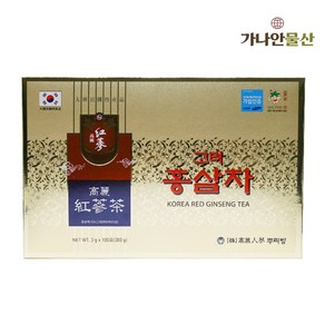 뿌리방 고려 홍삼차, 3g, 10개, 100개입