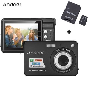 Andoer C3 18M 720P HD 디지털 카메라 + 32GB 마이크로 sd카드