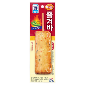 대림선 [대림선] 핫바 매콤즐겨바, 70g, 20개
