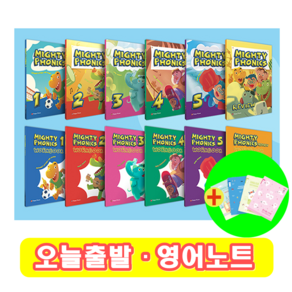 Mighty Phonics 1 2 3 4 5 Review 교재 워크북 (+영어노트)