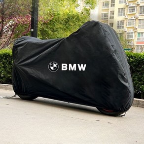 바이크커버 오토바이덮개 자외선 방수 방진 풀커버 난연성 BMW, BMW 1200RT, 블랙