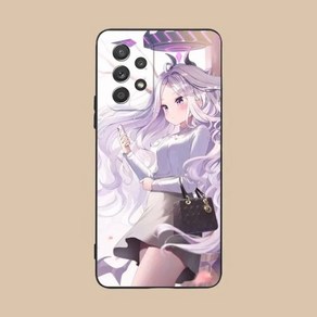 블루아카이브 삼성 갤럭시 케이스 핸드폰 Blue Achive Hina Mobile Phone Case fo Samsung Galaxy A91 70 54 53 52 34 24 2