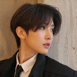 20대가발 30대민머리 부분가발 탈모커버 자연스러운컷트가발 남성용 블랙 합성 가발 스타일 멋지고 짧은 머리 자연스럽게 작은 조각 가벼운 통기성 풀 헤드 커버, 6 인치, 200-black, 1개