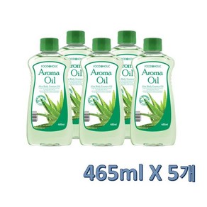 푸드어홀릭 아로마오일 알로에 465ml/리치, 465ml, 5개