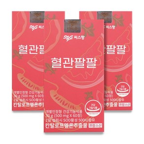 [씨스팡] 혈관팔팔 60정 X 3박스 (3개월분)