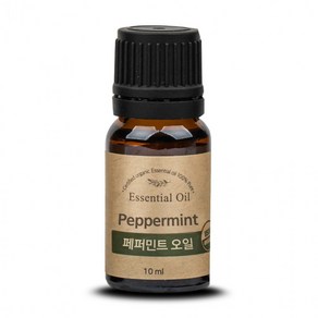 퓨어스 유기농 페퍼민트 에센셜 오일 10ml, 1개